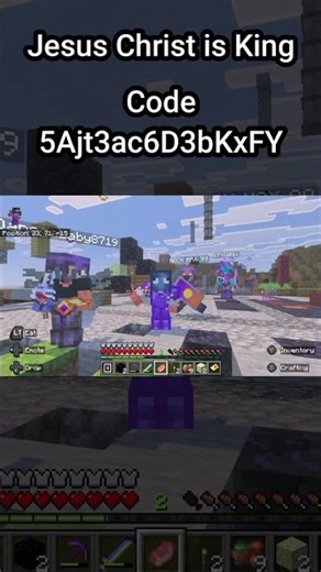 Realm code #bedrock #minecraft realm code