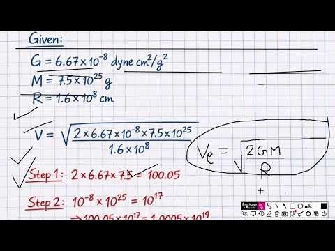 🚀 Escape Velocity Calculation | Class 11 Physics | Important Numerical