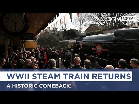 Historic WWII Steam Train ‘Canadian Pacific’ Returns to Tracks After 14-Year Restoration! | AM1G