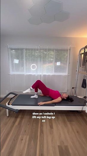 Pilates Power Move: Single Leg Bridge March For Stronger Glutes And Hamstrings #pilatesglutes