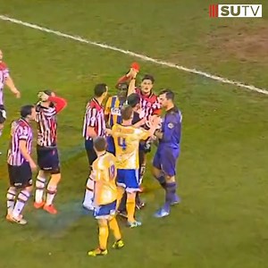 86K views · 323 reactions | A rare red card incident.  Kieron Freeman comes back on to the pitch after being sent off against Brentford. On this day in 2014.  | Sheffield United | Facebook