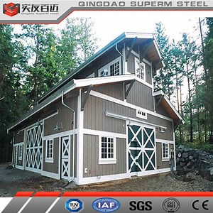 [Hot Item] Modern Design Prefabricated Steel Barn Metal Steel Structure Horse Barn for Sale