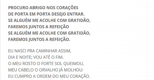 PROCURO ABRIGO NOS CORAÇÕES - Músicas para Missa