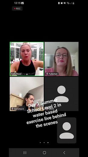 Day 1 Summer School Level 2 in water based exercise live behind the scenes #summerschool #aquaqualification #aquatraining #aquacourse | Choreography to go