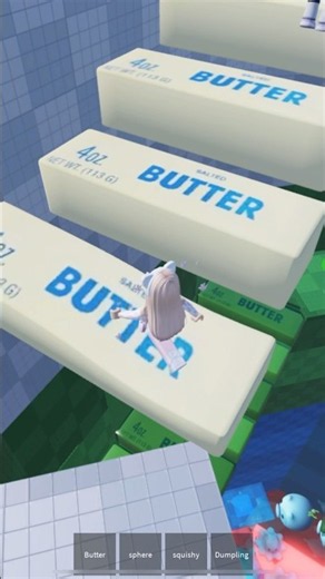 Pig & Butter Needoh Tower Challenge Obby Roblox #gaming #needoh #slime #squishy #butter #roblox #fyp