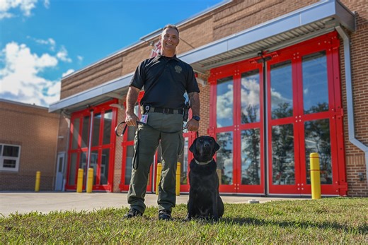Howard County Department of Fire and Rescue Services Swears In New Arson Accelerant Detection Canine | Howard County