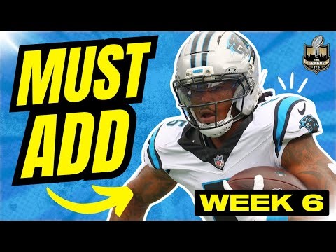10 MUST ADD Waiver Wire Pickups in Week 6 | Fantasy Football 2025