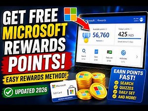 How To Get FREE Microsoft Rewards Points - Easy Rewards Method (UPDATED)