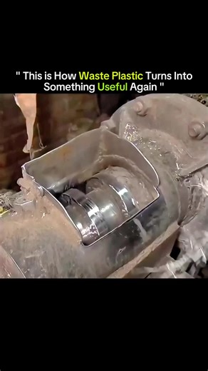 KNOWLEDGE MATRIX on Instagram: "This is how waste plastic is transformed into something useful again ♻️🔥 Before it becomes a new product, plastic goes through an intense recycling journey that looks almost unreal. 1️⃣ Sorting: Different plastics are separated by type and quality. 2️⃣ Shredding: The waste is crushed into tiny flakes. 3️⃣ Melting: Those flakes are heated until they turn into a thick, molten stream — just like in the video. 4️⃣ Filtering: Impurities are removed to make the plastic