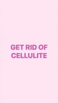 💘 Save this to Get Rid Of Cellulite in 2Min! 💘