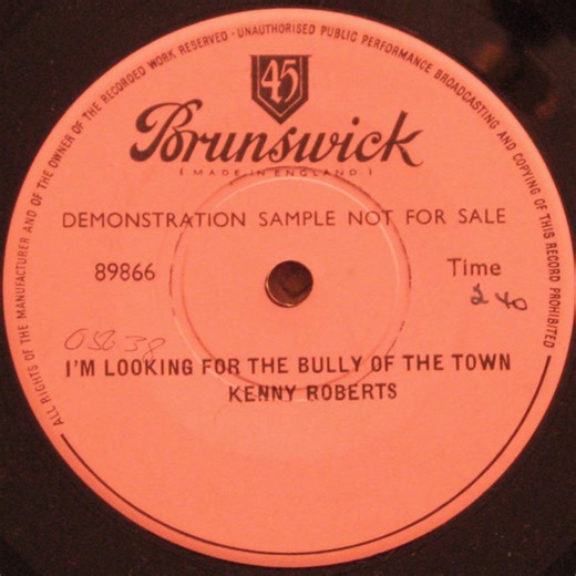 Kenny Roberts - I'm Looking For The Bully Of The Town