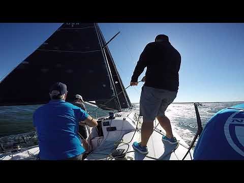 Power Reaching with 3Di RAW Sails and Asymmetric Spinnaker on a J/121