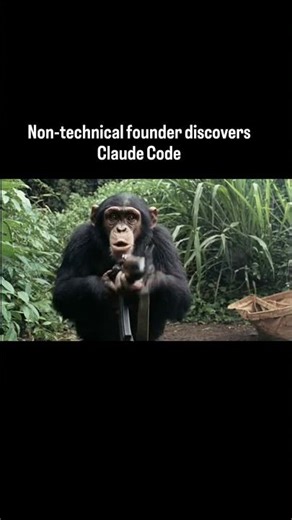 Non technical founder discovers claude code