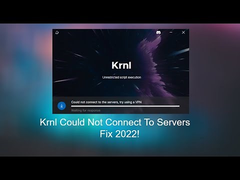 How To Download Krnl Zip | Could Not Connect To Server Fix (2022) | OFFICIAL Tutorial By Staff
