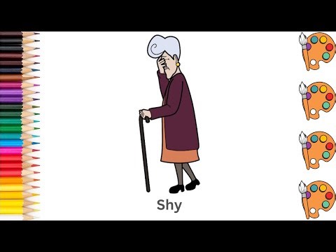 Shy - Sketch Art and Paint | Step by step tutorial | Pencil to Palette