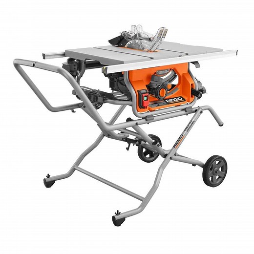 Reviews for RIDGID 15 Amp 10 in. Portable Corded Pro Jobsite Table Saw with Stand | Pg 1 - The Home Depot