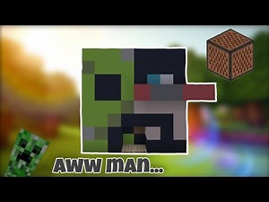 Creeper, aww man (Revenge) Minecraft Note Block Tutorial