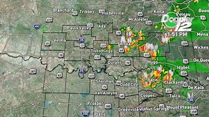 Doppler 12 shows scattered thunderstorms...here's where they are now...how fast they're moving...and what's ahead for a rain event later this week. Join us at 5 & 6 for an update! | KXII-TV | Facebook