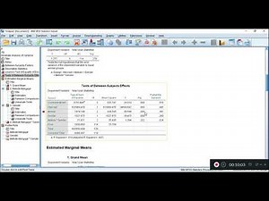 Two-Way ANOVA with SPSS + How to Read SPSS Output