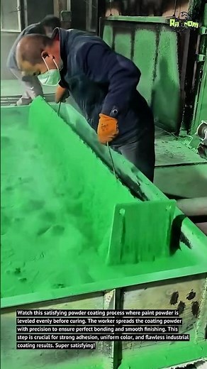 Amazing Powder Coating Process! 😱 Smooth & Even Color Finishing