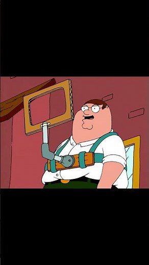 Peter Griffin Cardboard TV meme - Green Screen - Family Guy