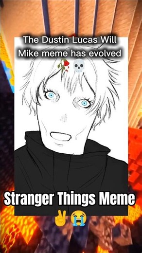 The Dustin Lucas Will Mike Meme Evolved 😭🔥 (Stranger Things Meme) ✌️💀
