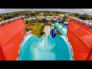 Very Fast Splash Out Water Slide at LEGOLAND Florida Resort