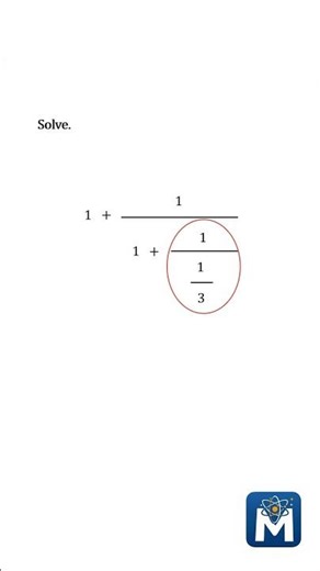 Fractions on each other? How to do them quickly? #algebra #math #mathematics #mathstricks #maths