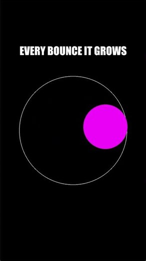 The Ball Grows Every Bounce!