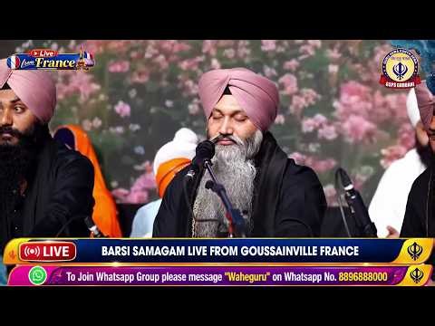 LIVE Bhai Sarabjit Singh Ji Patna Sahib | Barsi Samagam France Live ! 27.08.2026 Day 6
