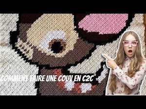 how to make a C2C blanket with a crochet pattern