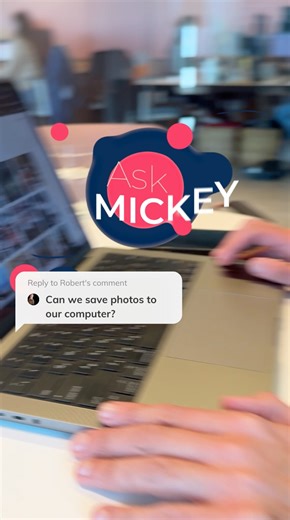 Photomyne on Instagram: "Need to back up your scanned photos to your computer? Mickey shows how simple it is! 💻✨ In his walkthrough, you’ll see how to: ✨ Download your scans from Photomyne ✨ Transfer them to your computer ✨ Keep your entire photo collection safely backed up Your memories deserve more than one place - and Mickey makes sure they stay protected. #Photomyne #Backup"