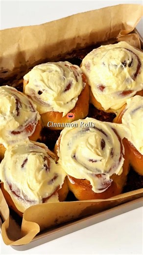 🍂Cinnamon Rolls 🌰 #baking #recipe#cinnamonrolls #bread
