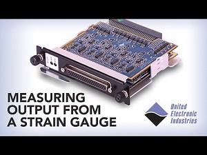 Measuring Output from a Strain Gauge