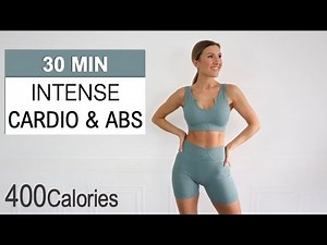 30 Min Intense Cardio and Abs Workout | Fat Burning HIIT | No Equipment | No Repeat