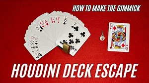 13K views · 219 reactions | Houdini Deck Escape 彩 HOW TO MAKE THE GIMMICK #tricks #magician #tutorial | The Mask Magic Tricks | Facebook
