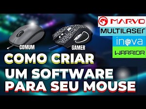 COMO CRIAR UM SOFTWARE PARA SEU MOUSE de forma simples e fácil