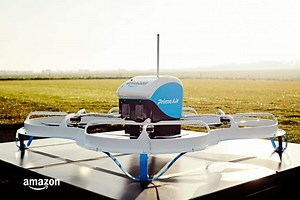 Amazon drone takes 13 minutes to deliver a package