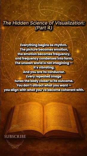 The Hidden Science of Visualization | How Imagination Programs Reality