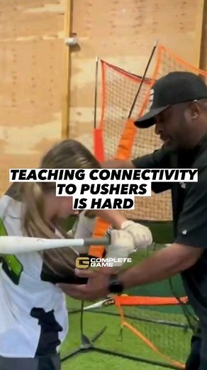 Training pushers not to Push is so hard #baseball #softball #hittingtips #robcrews #completegame #softballdads #baseballdads #softballmoms | Complete Game