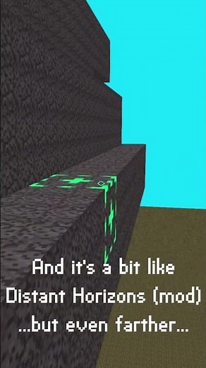 New Game Like Minecraft Distant Horizons MOD But With Infinite Horizon