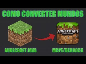 Como converter mapas de MINECRAFT JAVA para MCPE/BEDROCK (Muito fácil)