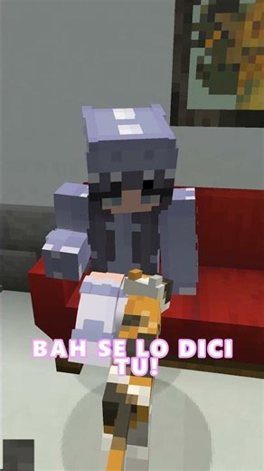VITA DI COPPIA SU MINECRAFT ... IL GATTO AGITATO #shorts