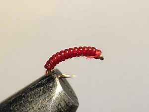 Fly tying a red Midge pattern (Midge fly)How to tie a red midge nymph fly for fly fishing midges