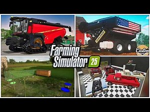 Farm Sim News - Quad Track Combine, Balzer Auger, New Animals, & More! | Farming Simulator 25