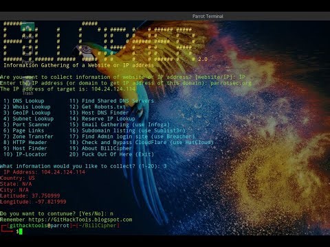 HOW TO USE BILLCIPHER