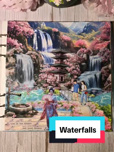 Tutorial for beginners in landscapes and those who are just intimidated by them . Some have talent and some have practice and more practice 😁 In this page only peeled stickers are one on the background and everything else is not peeled. You can use glue in stick or glue roller tapes. Glue in stick is better option since you can easily move your sticker on the page if you dont like where you initially placed. This is very beginner friendly and can help to improve landscape skills for future page