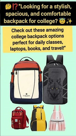 Best College Backpacks 2026 🎒 Stylish & Spacious Bags for Students | Kuddos Kreativity
