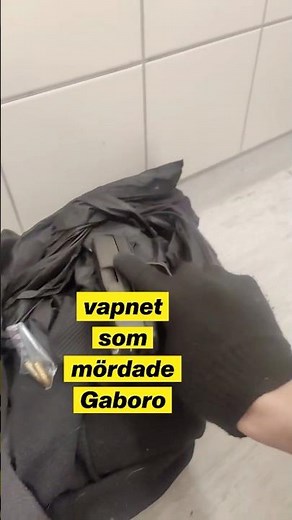 Skytten misstänks leka med vapnet som mördade rapparen Gaboro