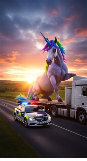 ❤️ Evolution of Cat : Unicorn Transporting 🥰 Magical ride through time #cats #unicorns #magic